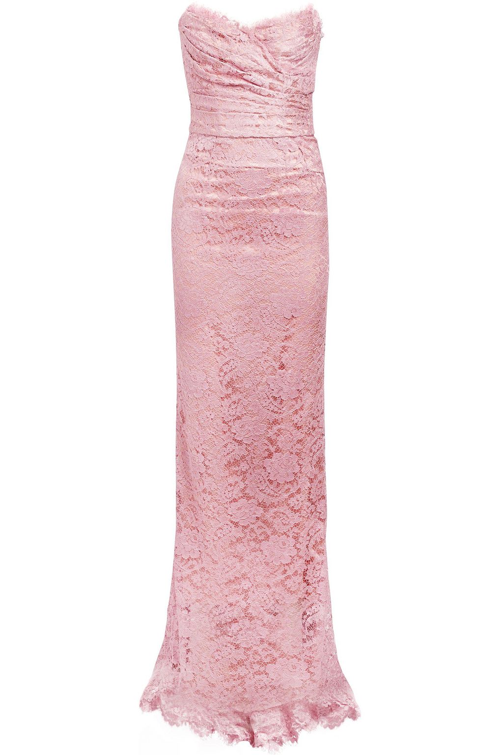 dolce gabbana pink lace dress