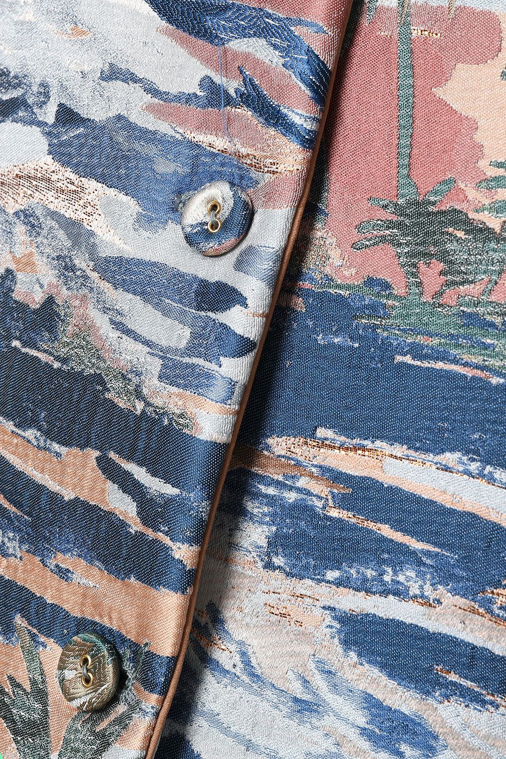 VALENTINO GARAVANI Jacquard lamé jacket