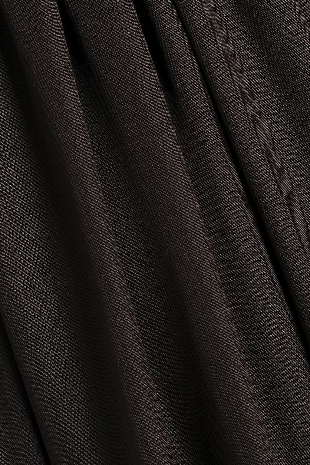 VALENTINO GARAVANI Pleated silk-shantung maxi dress