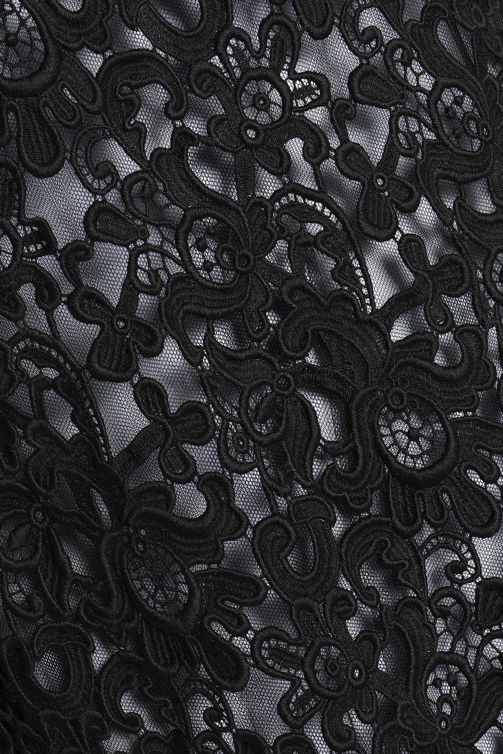 VALENTINO GARAVANI Cotton-blend guipure lace gown