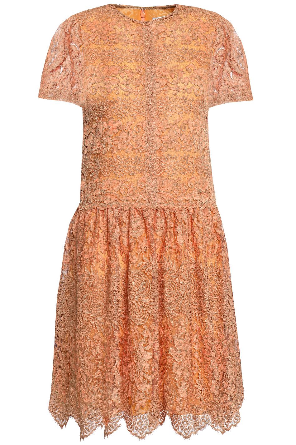 valentino orange dress