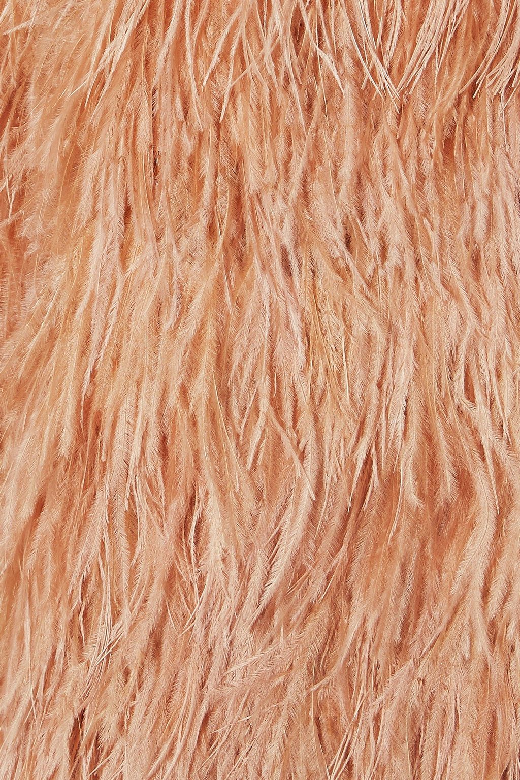 ALICE + OLIVIA Philomena feather-embellished cady and lace mini dress