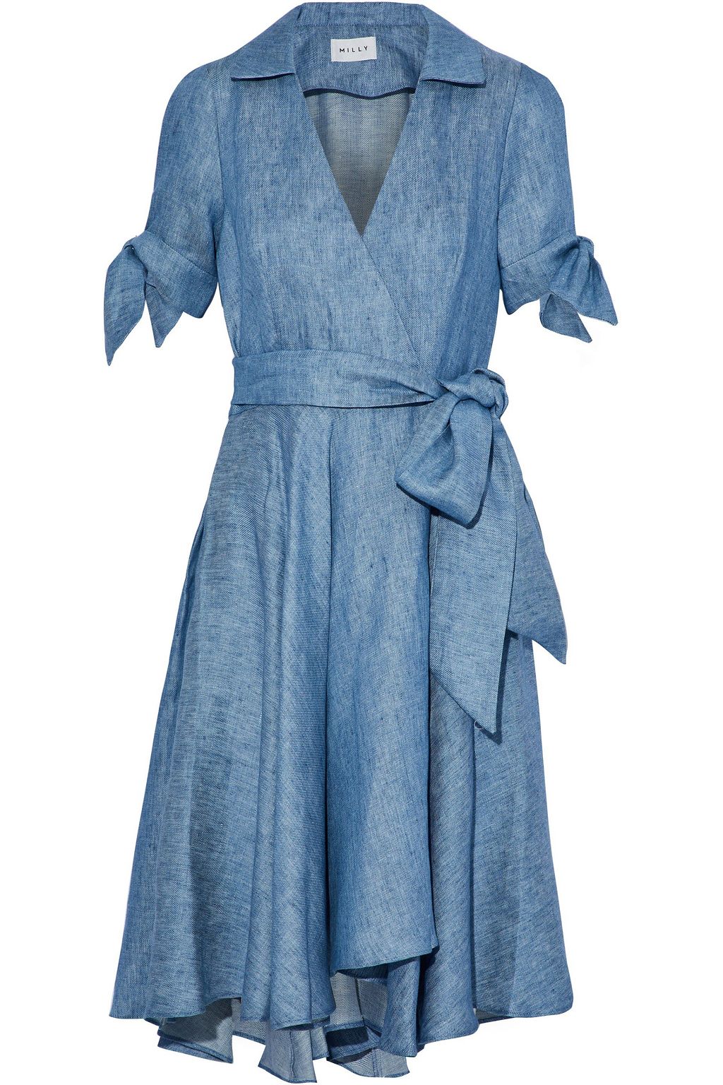 chambray linen dress