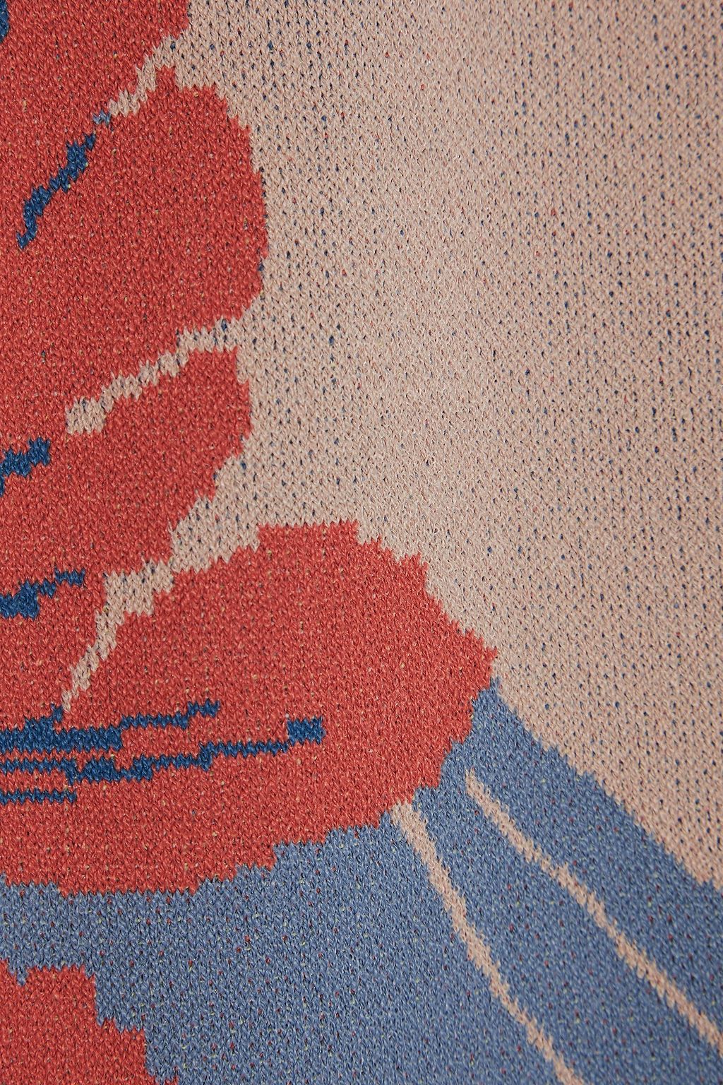 VALENTINO GARAVANI Jacquard-knit mini dress