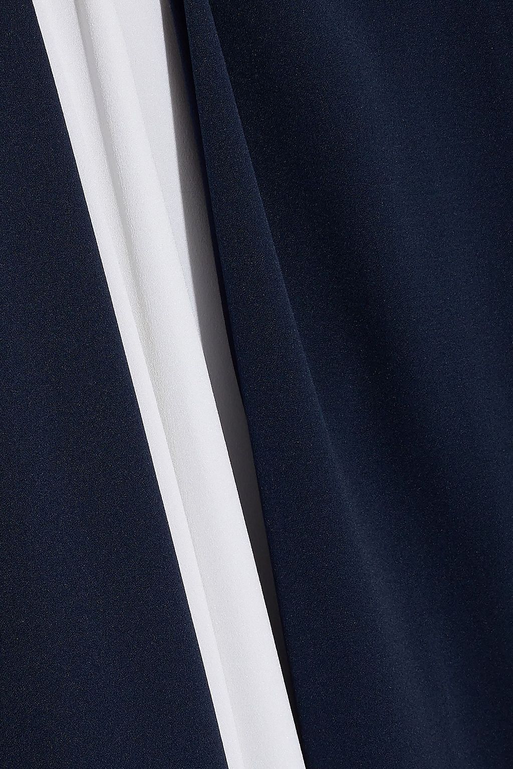 MIKAEL AGHAL Two-tone silk crepe de chine gown