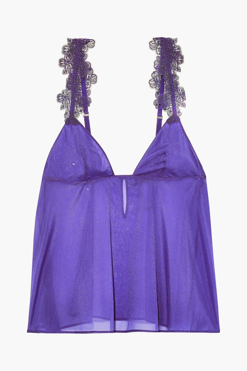stretch silk chiffon