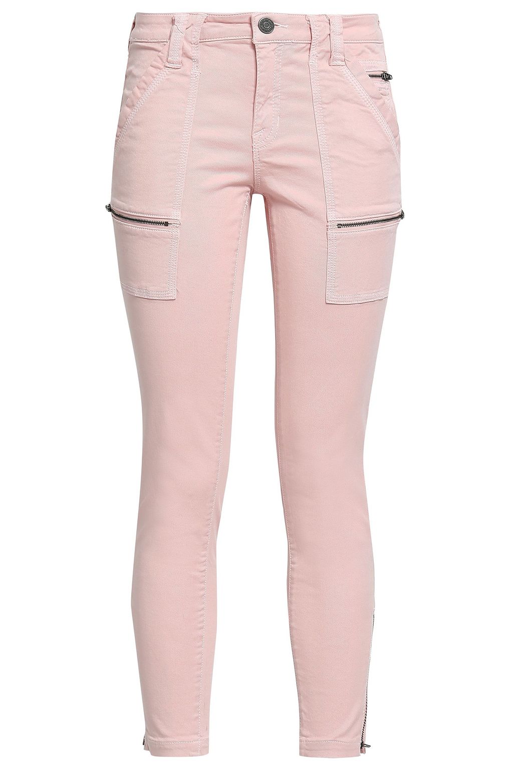 twill skinny pants
