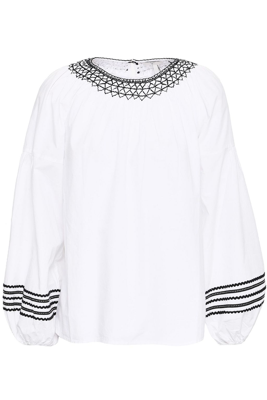joie embroidered top