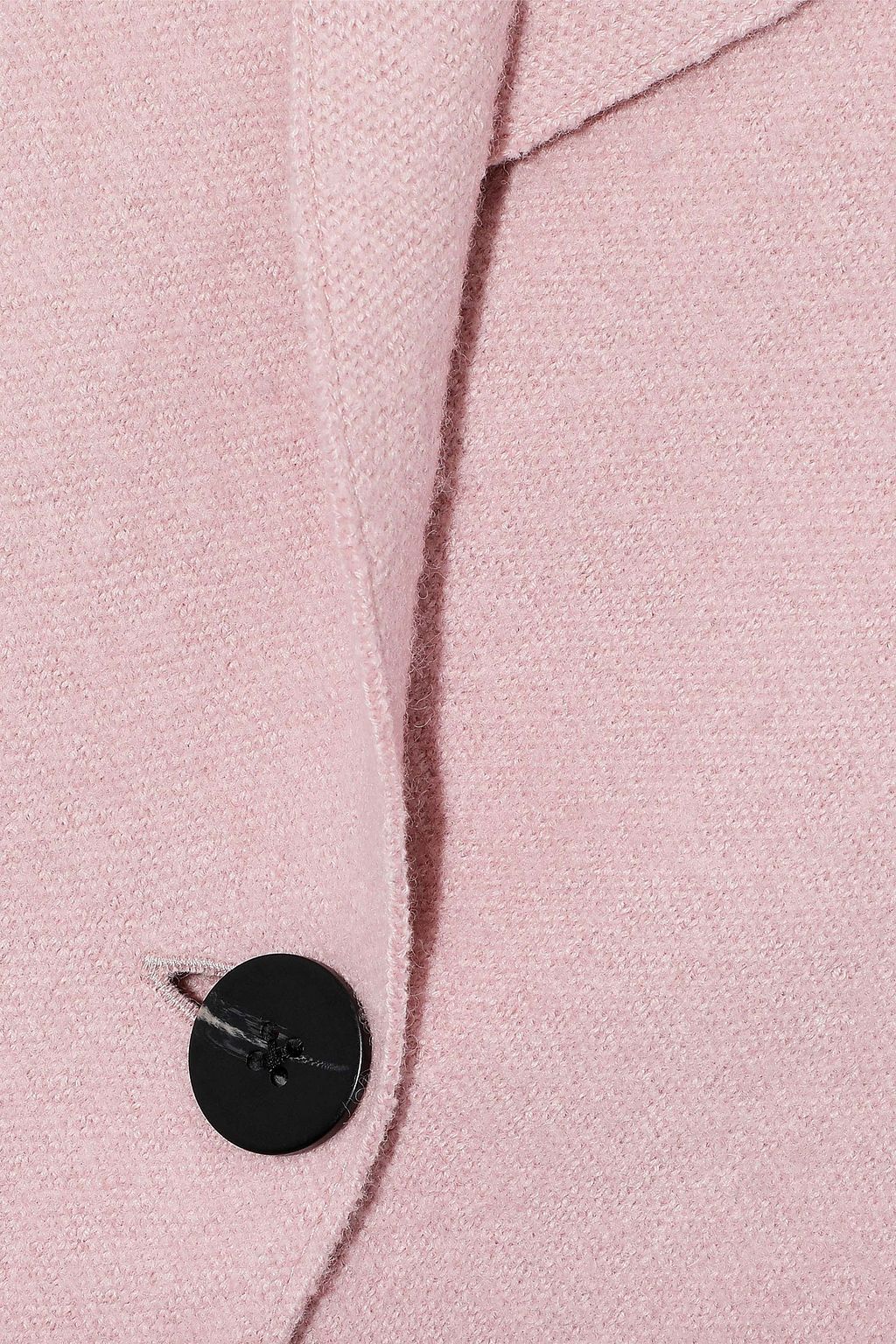 LINE Double-breasted cotton and wool-blend coat