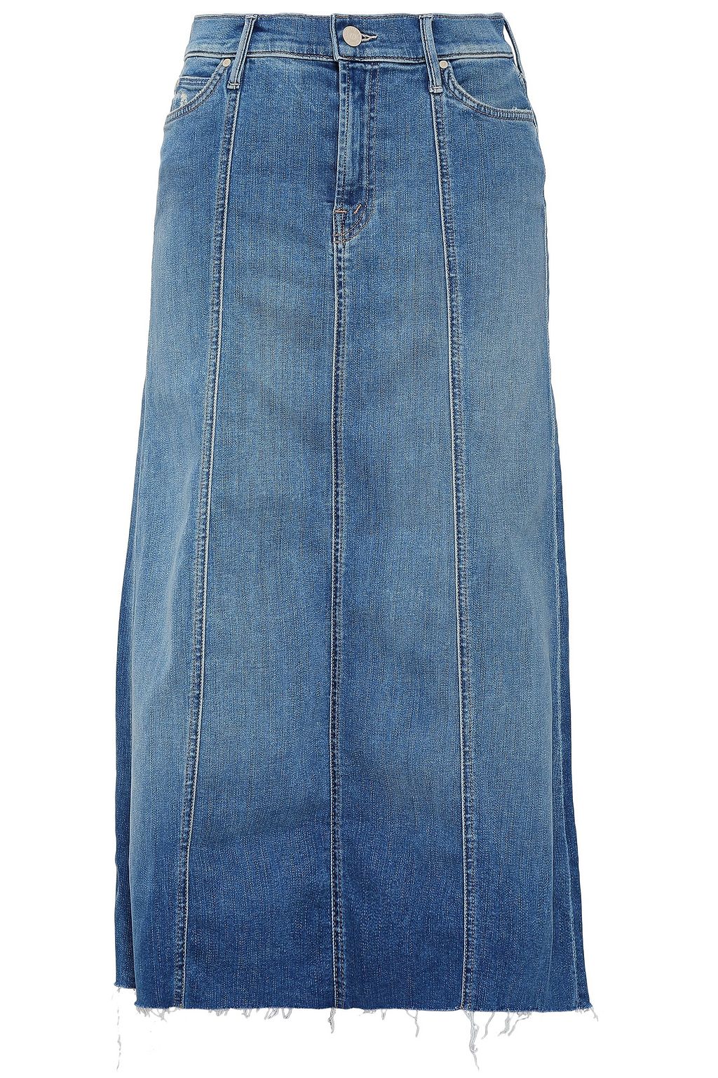 mother denim midi skirt