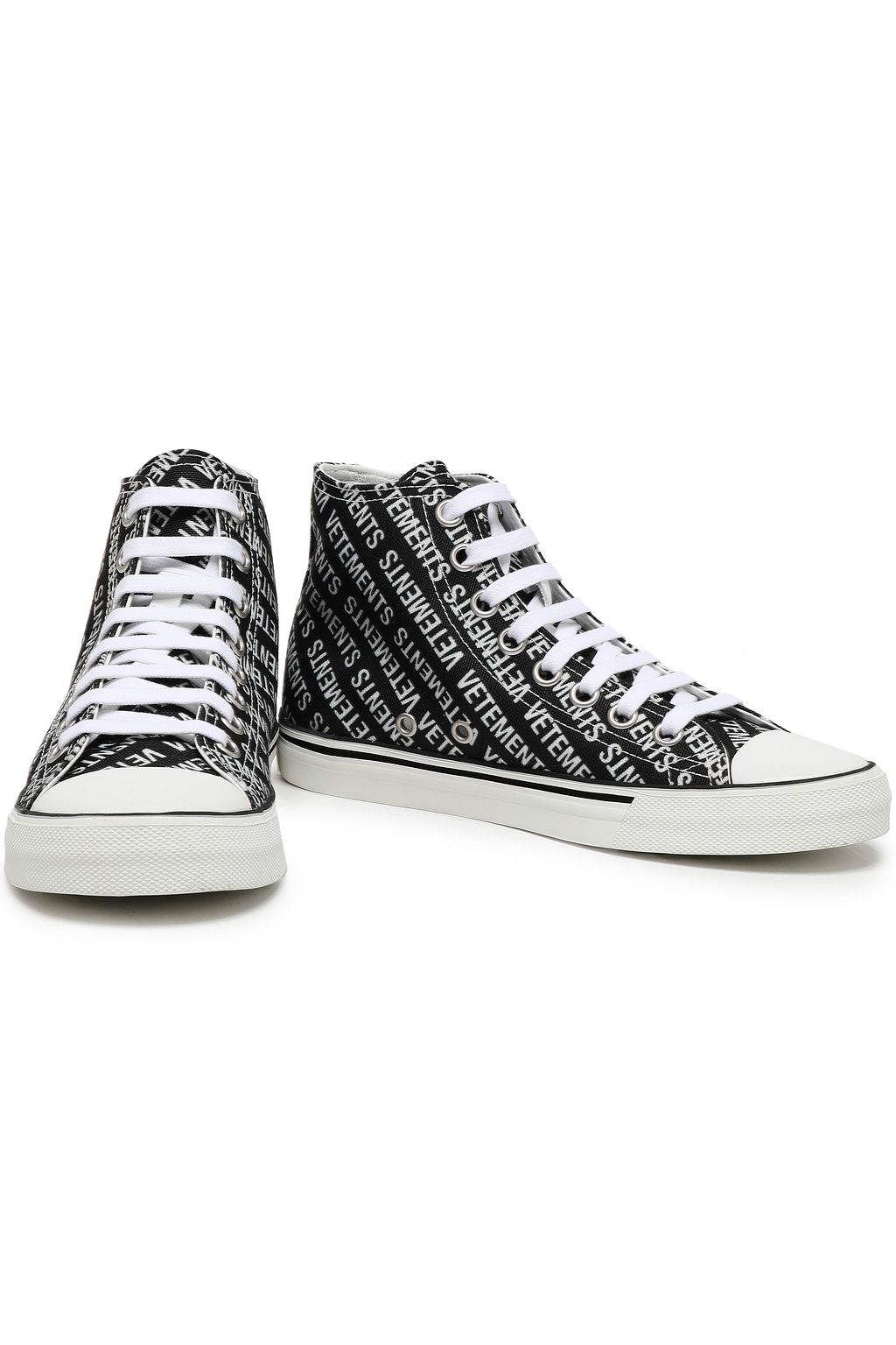 VETEMENTS Canvas hightop sneakers THE