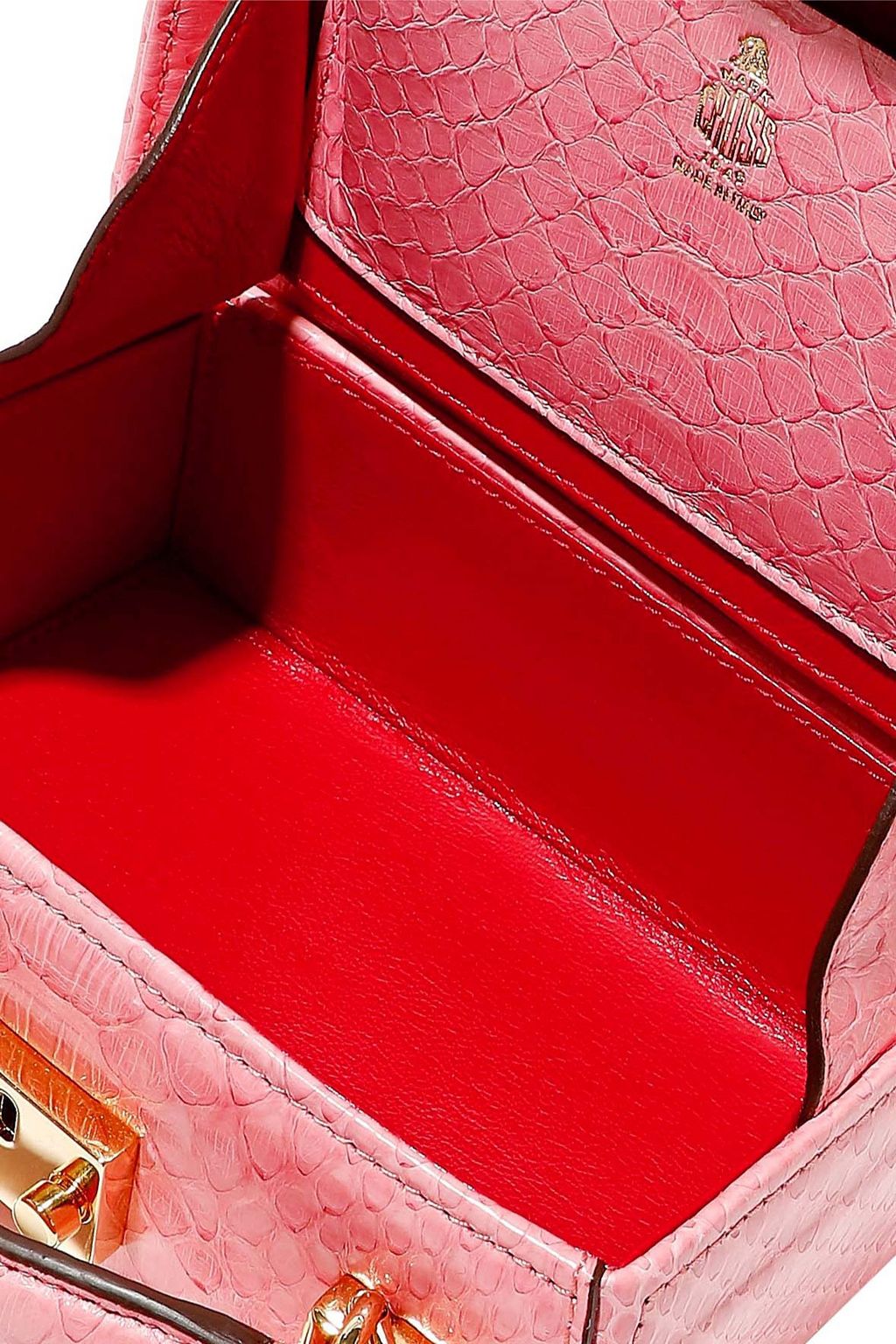 MARK CROSS Grace python shoulder bag