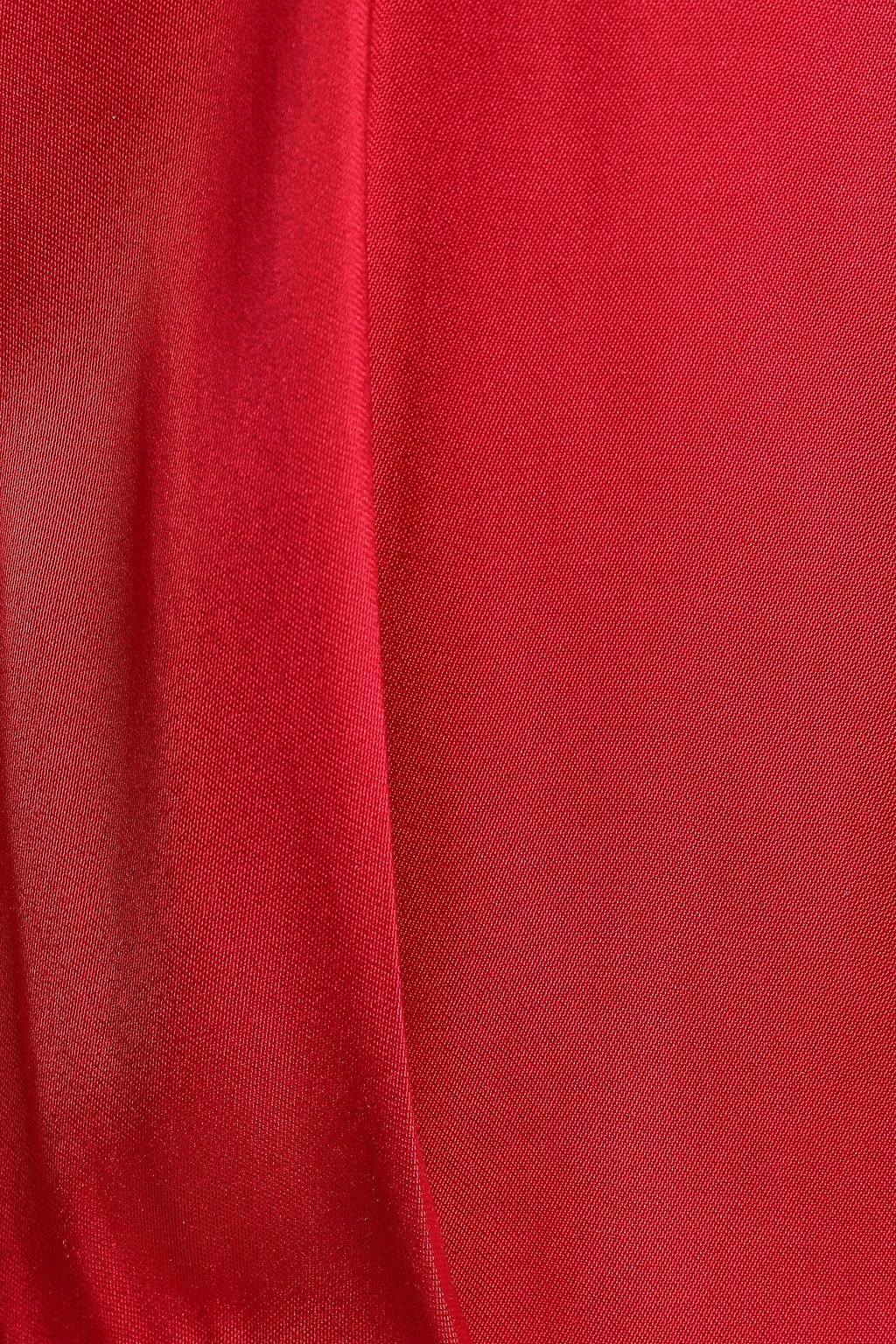 AMANDA WAKELEY Two-tone chiffon and satin gown