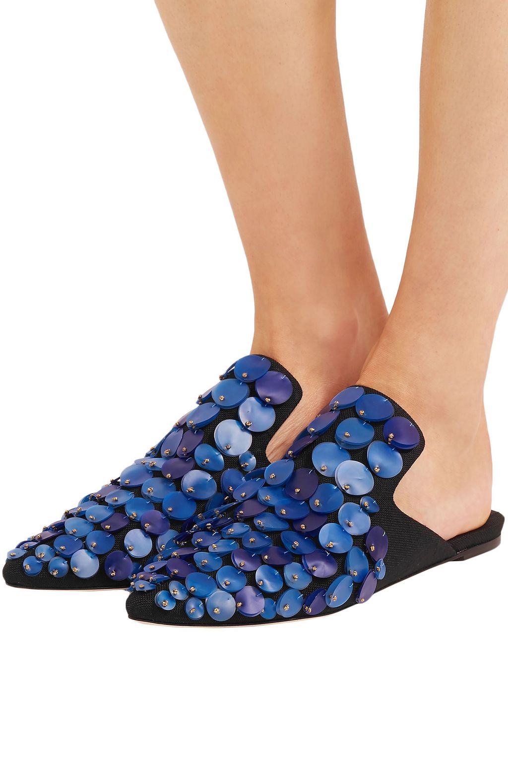 SANAYI 313 Sequined canvas slippers