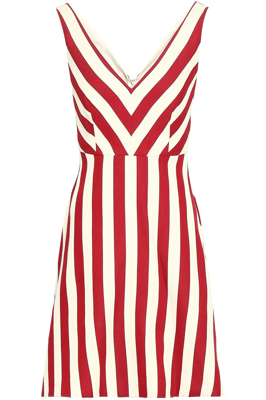 red valentino striped dress