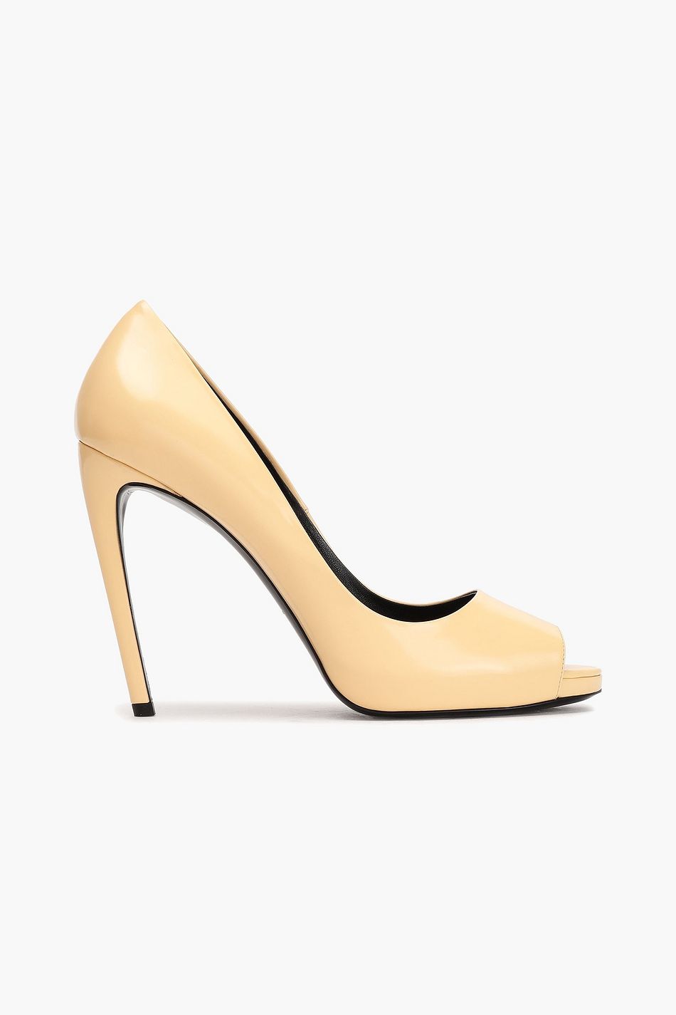 cream satin heels