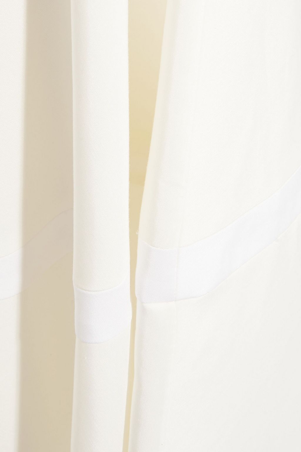ROKSANDA Strapless cotton and silk-blend midi dress