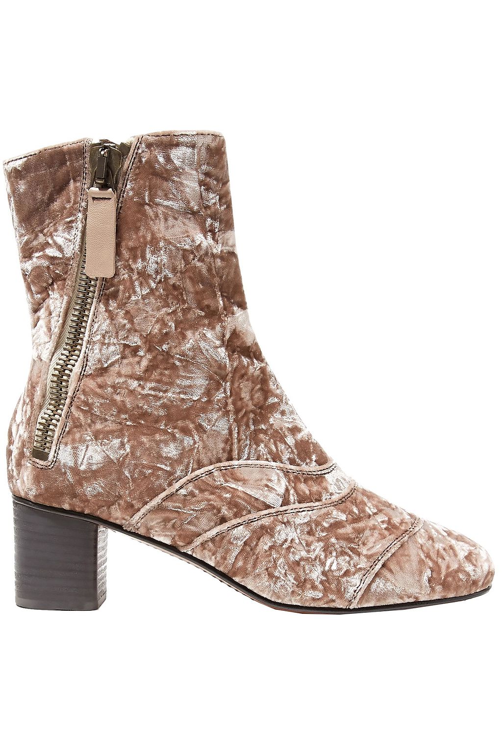 chloe velvet boots