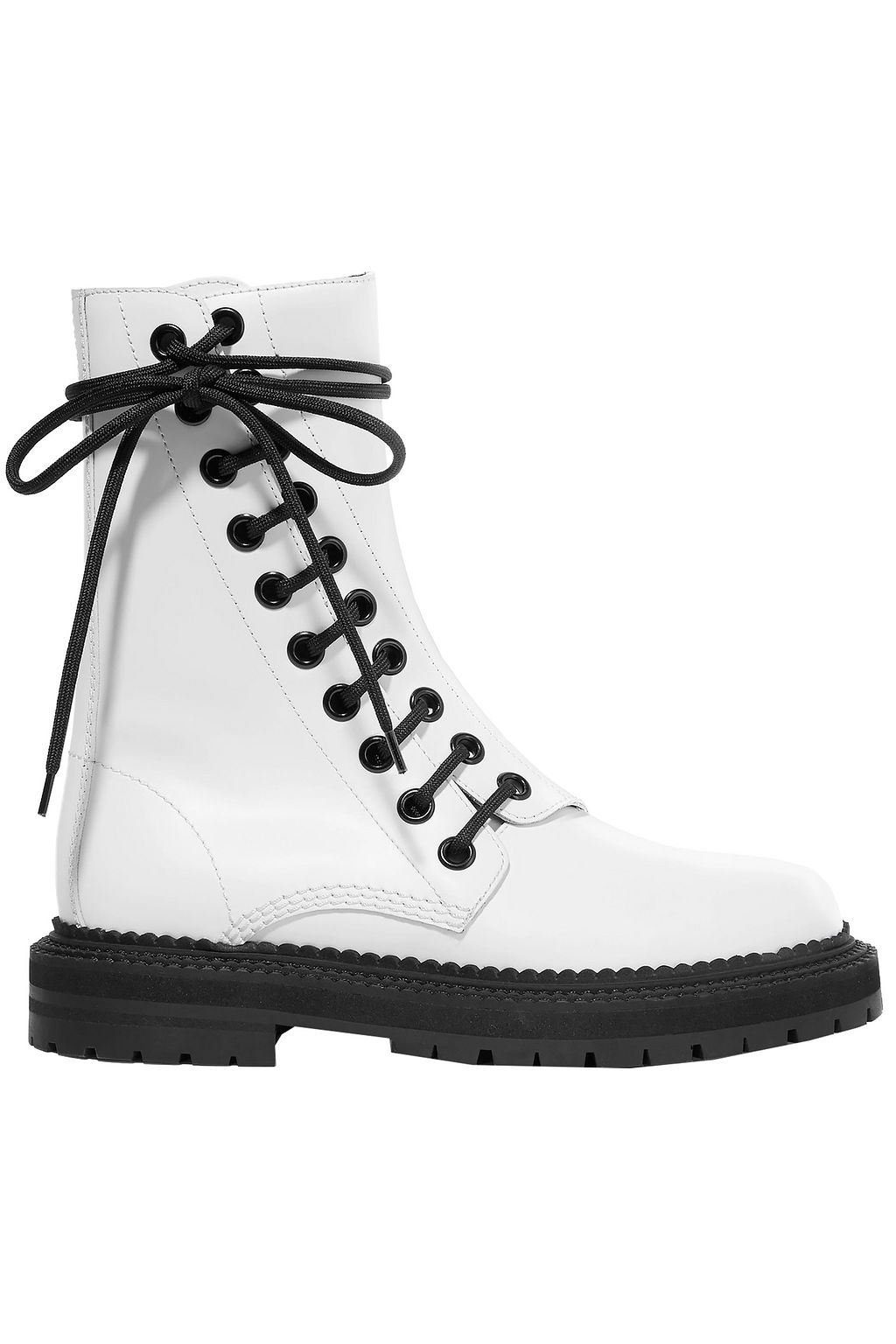 burberry white boots