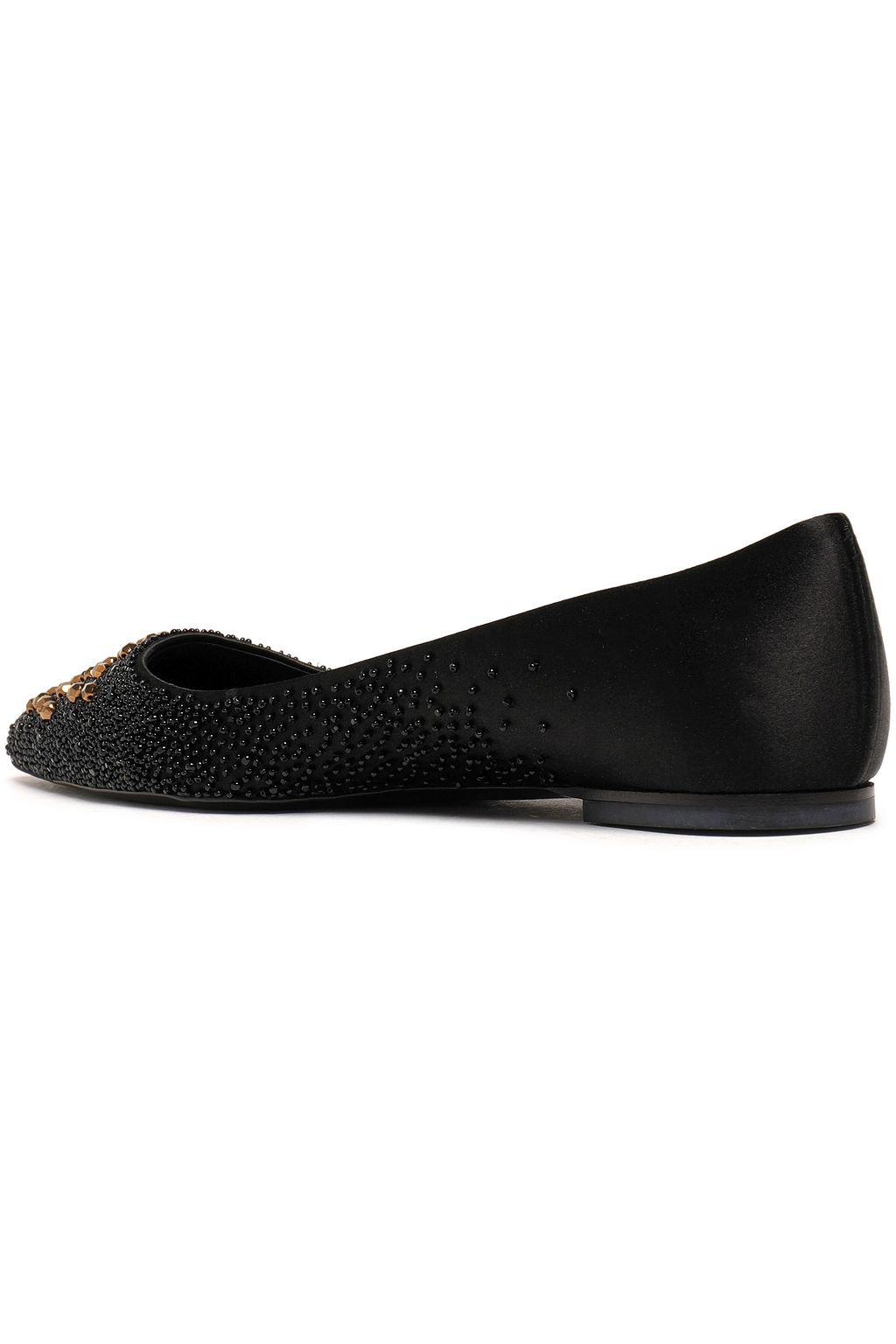 ROGER VIVIER Embellished satin ballet flats