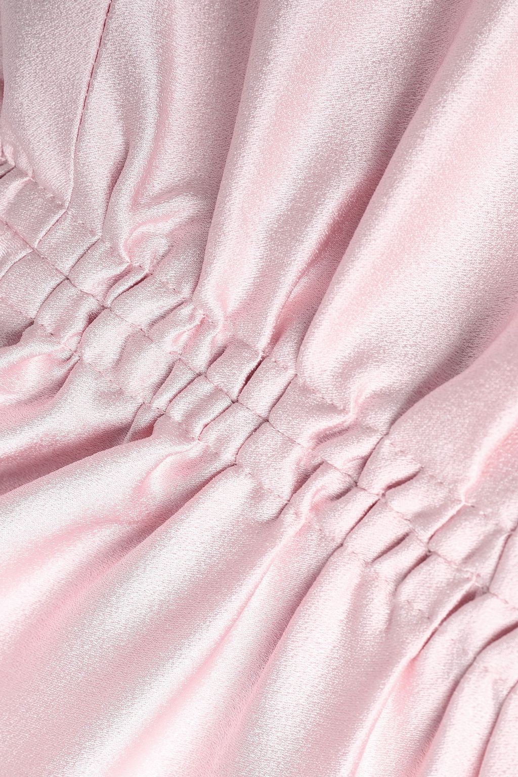 PETER PILOTTO Ruched satin-crepe midi skirt