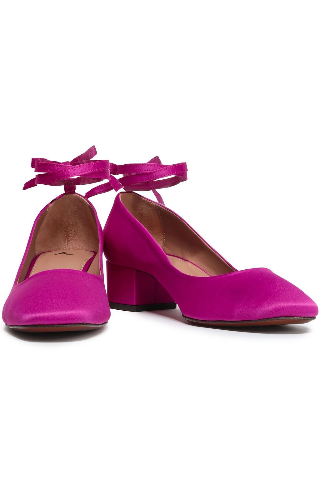 ALEXACHUNG Satin pumps