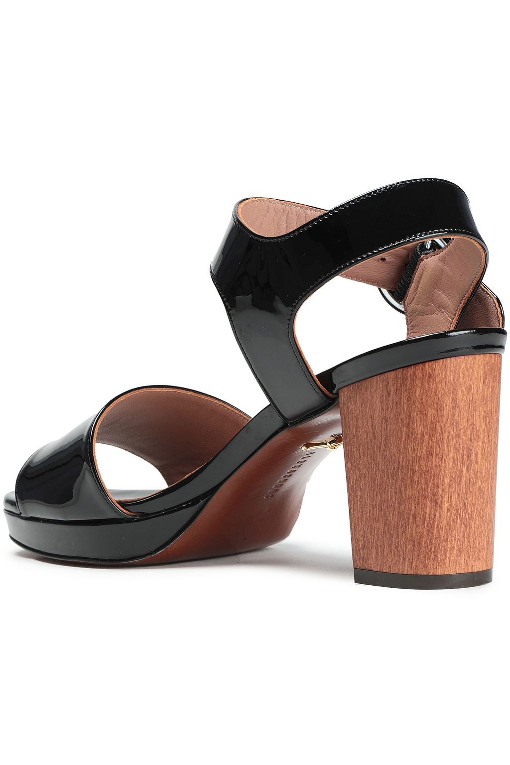 ALEXACHUNG Patent-leather sandals