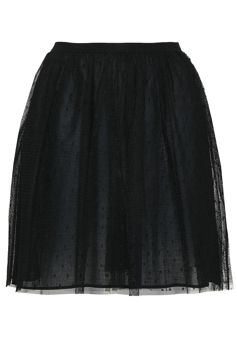 REDValentino - Point d'esprit mini skirt - Black - IT 42