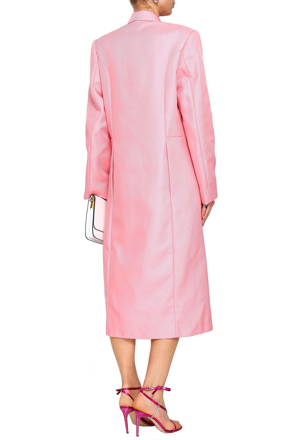 HELMUT LANG Double-breasted sateen coat