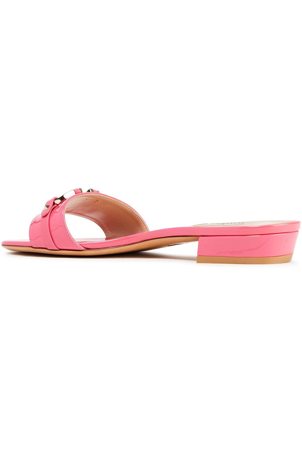 VALENTINO GARAVANI VLOGO patent-leather mules