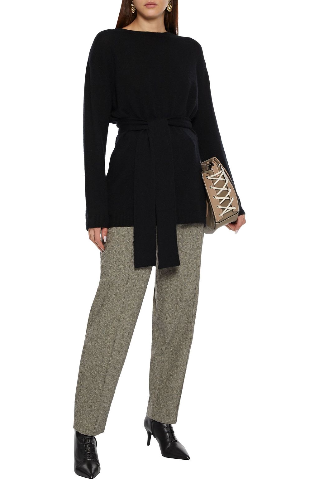 VALENTINO GARAVANI Belted cashmere sweater