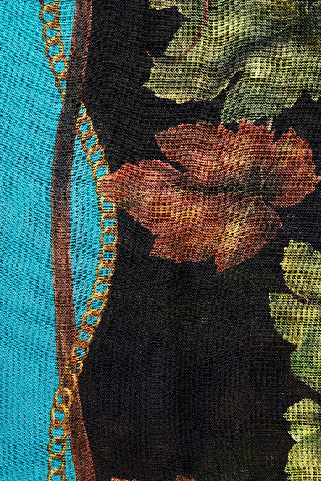 DOLCE&GABBANA Floral-print cashmere and silk-blend gauze scarf