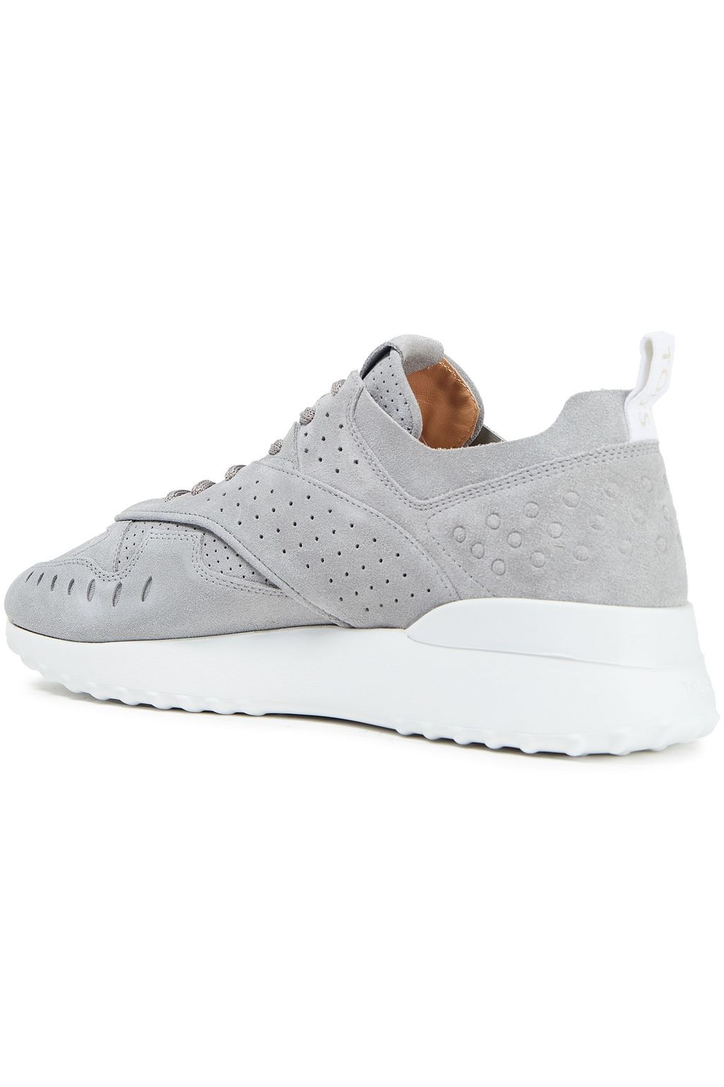 TOD'S Sneakers aus perforiertem Veloursleder