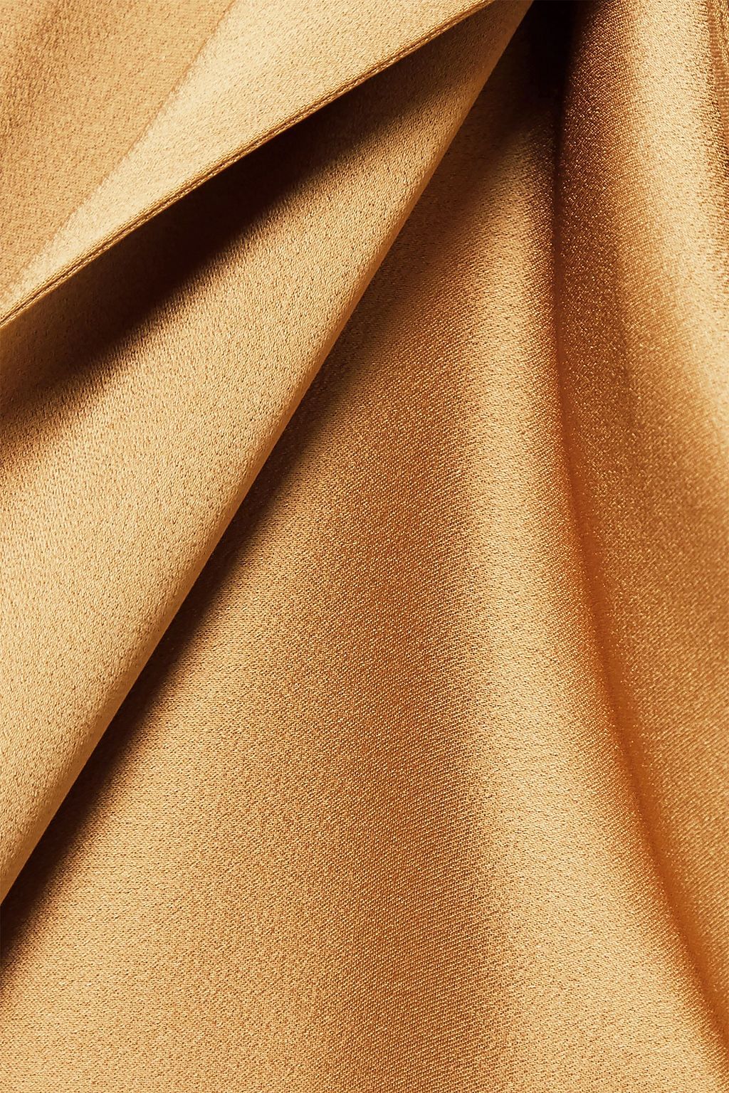 LAPOINTE Draped satin-crepe top
