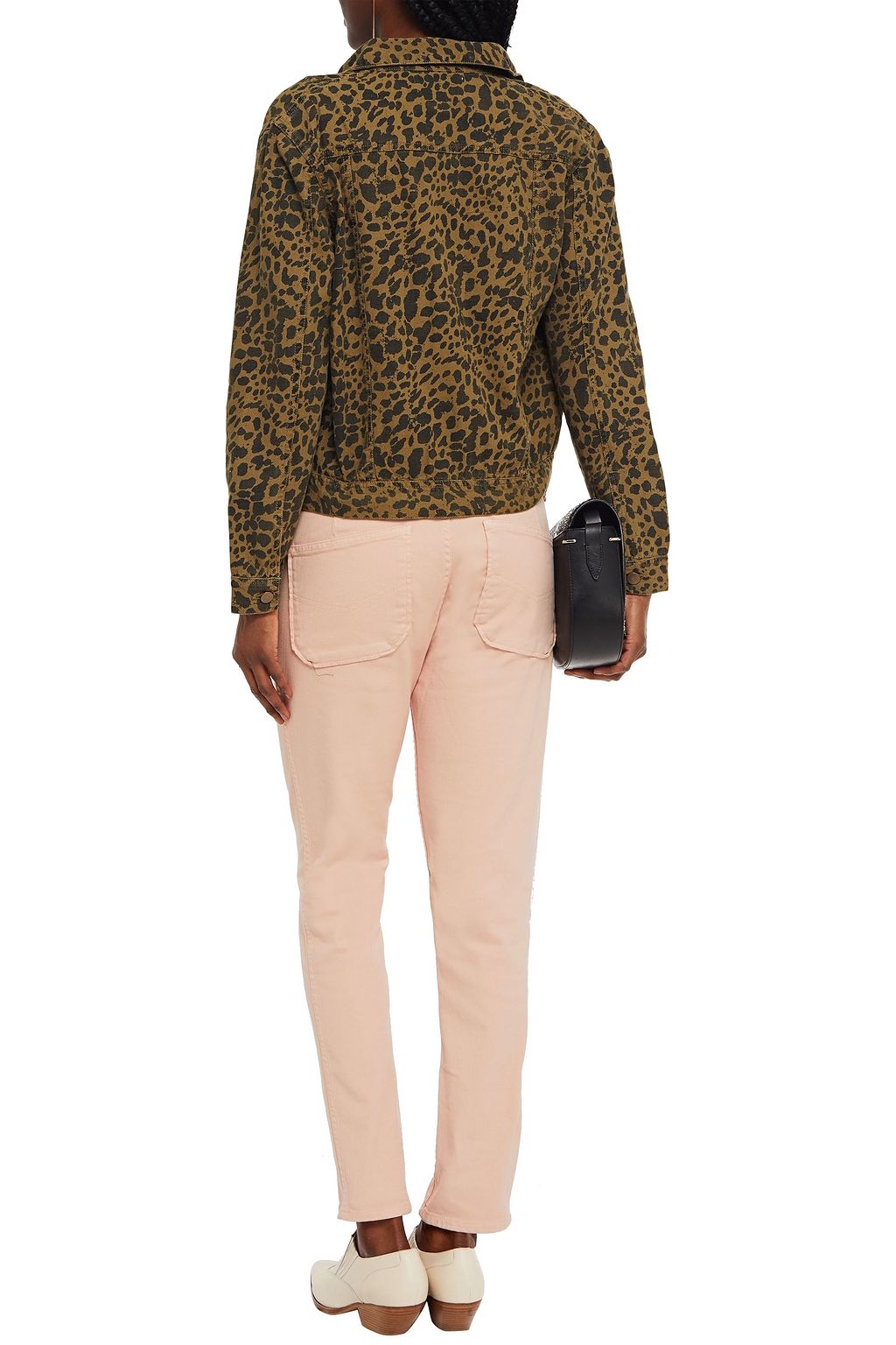 BA&SH Cropped high-rise slim-leg jeans