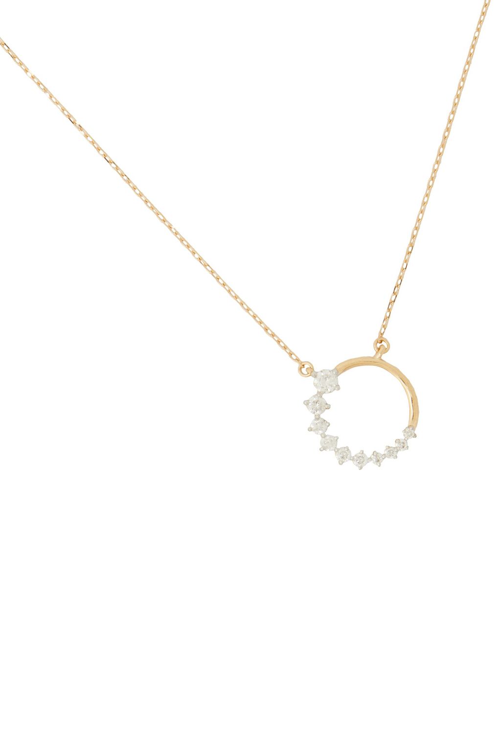 ADINA REYTER 14-karat gold diamond necklace