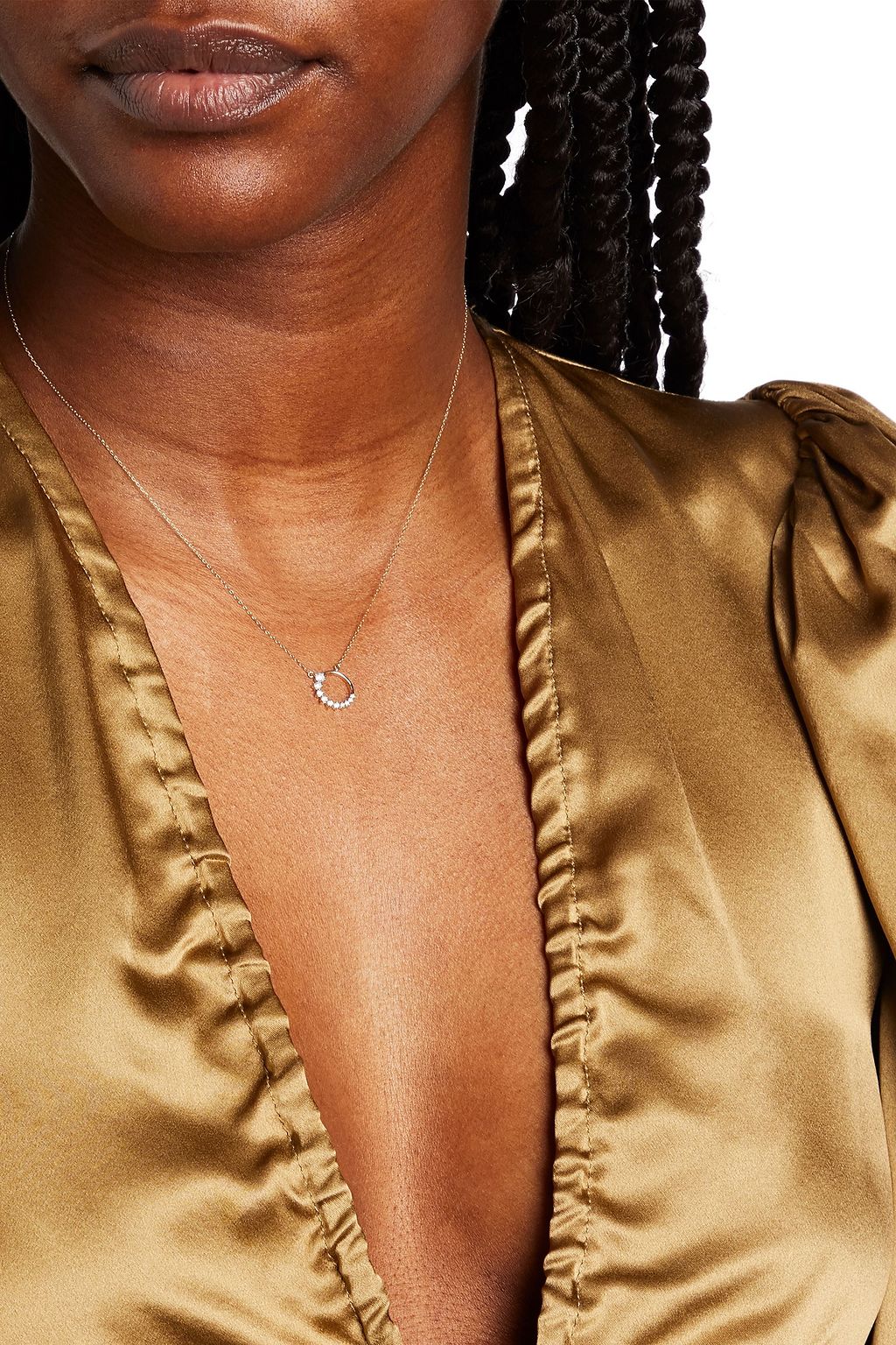 ADINA REYTER 14-karat gold diamond necklace