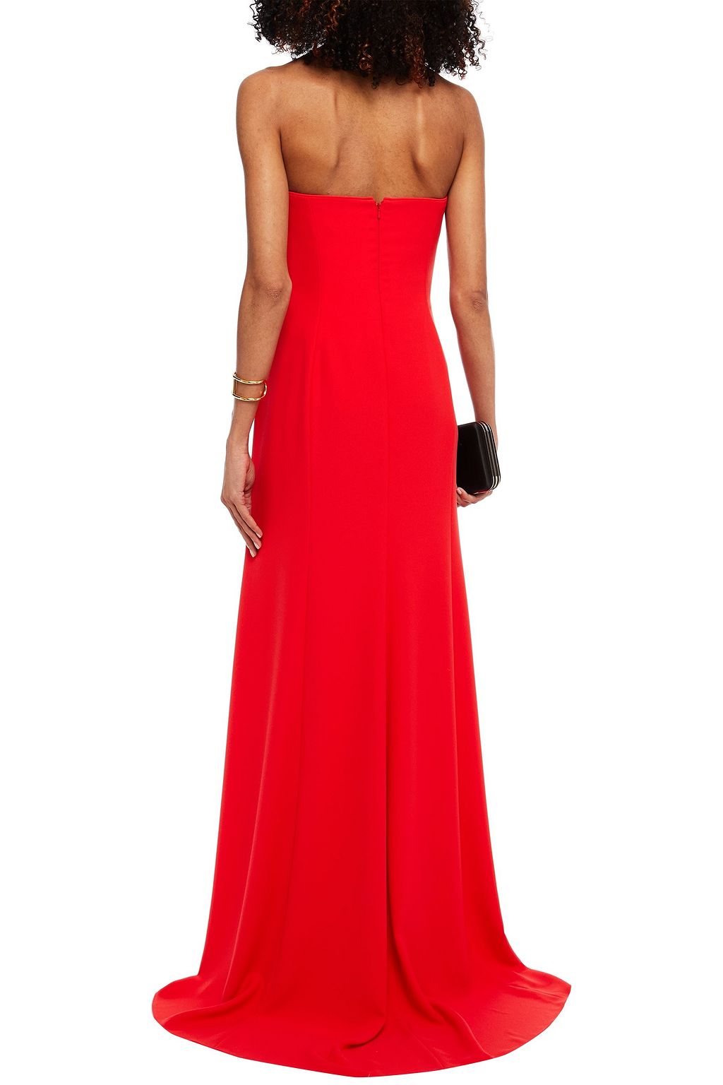 JENNY PACKHAM Strapless crepe gown