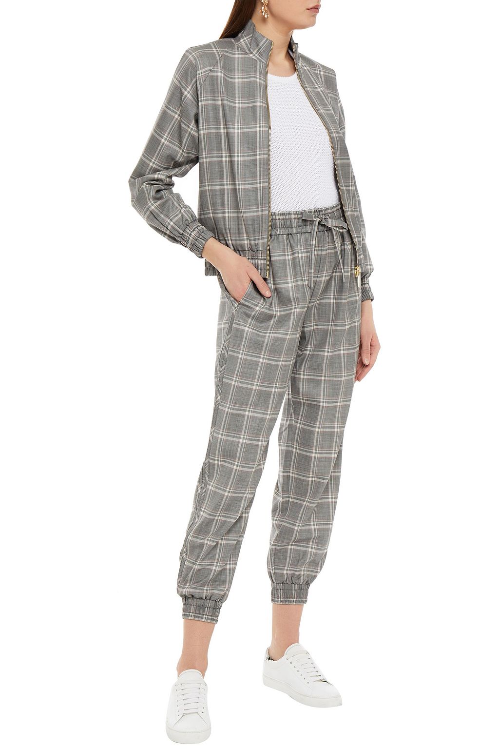 ZIMMERMANN チェックウール ボンバージャケット