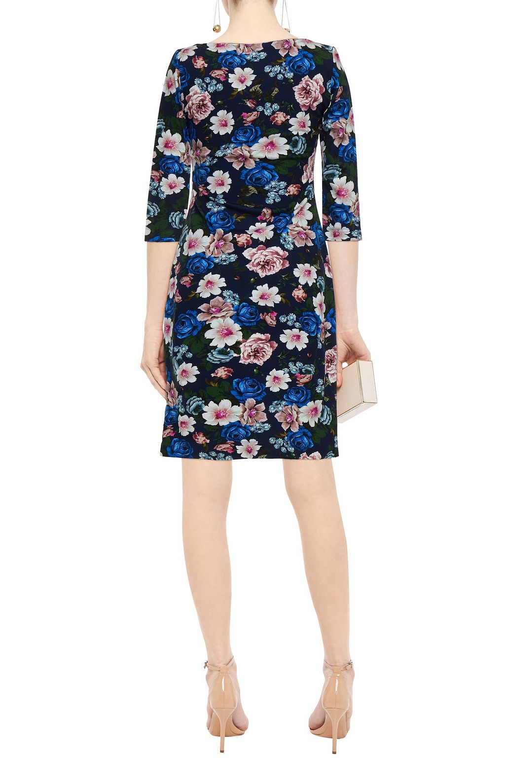 ERDEM Reese floral-print ponte dress