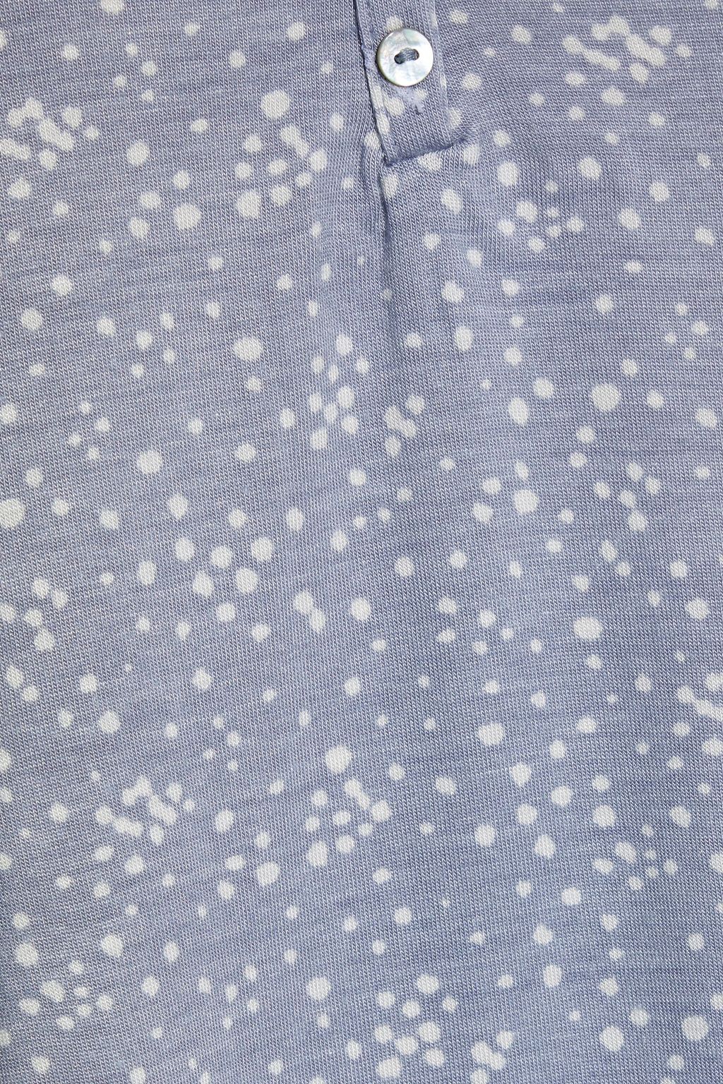 EBERJEY Moon Dots printed stretch-modal jersey pajama top
