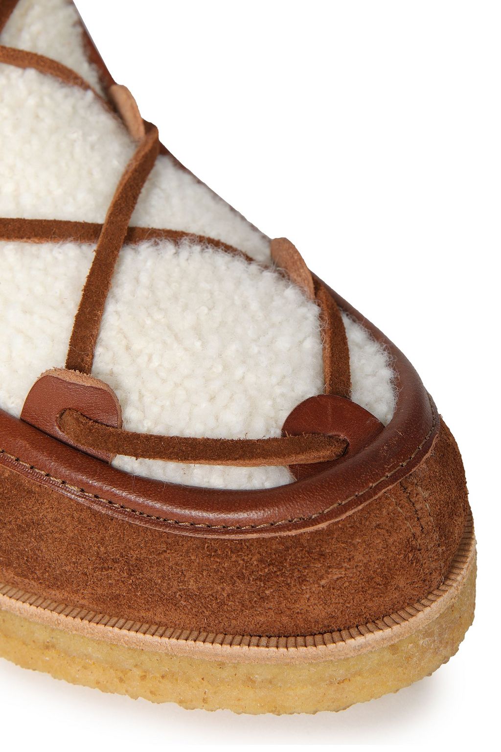 ANCIENT GREEK SANDALS Hera shearling ankle boots