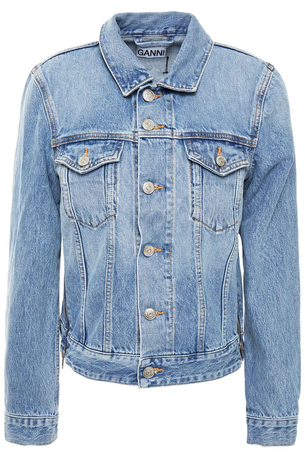 GANNI Denim jacket | Sale up to 70% off | THE OUTNET