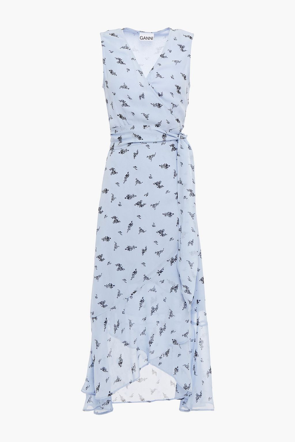 wrap dress blue floral Big sale - OFF 67%