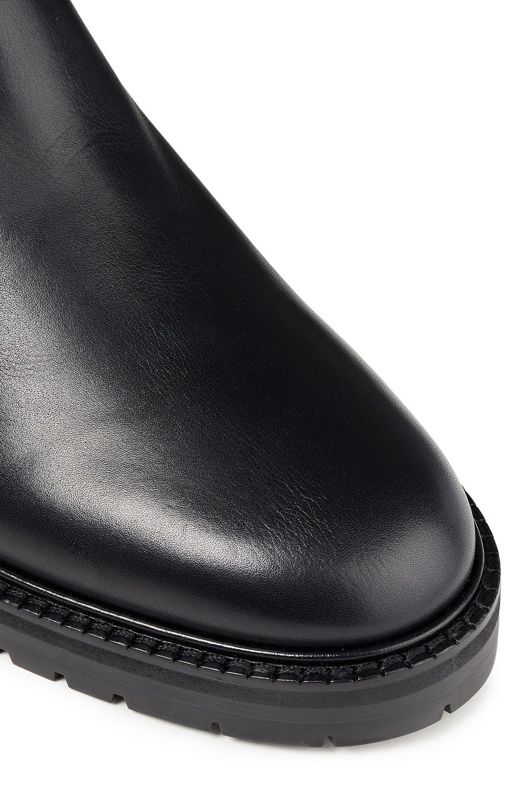 VALENTINO GARAVANI Bow-embellished leather knee boots