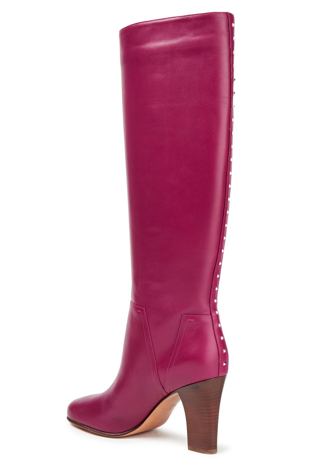 VALENTINO GARAVANI Rockstud leather knee boots