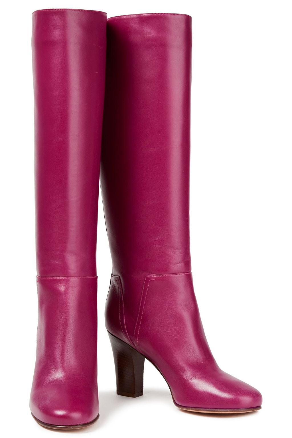 VALENTINO GARAVANI Rockstud leather knee boots
