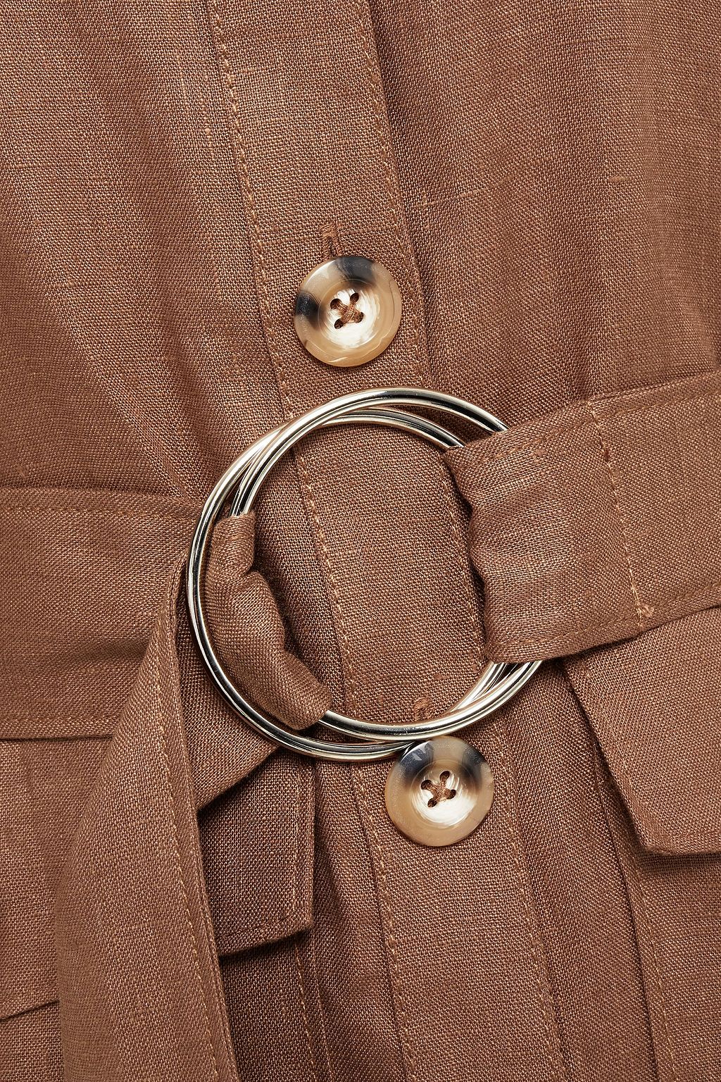 BAUM UND PFERDGARTEN Bea belted linen field jacket