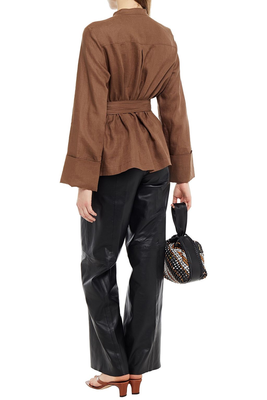 BAUM UND PFERDGARTEN Bea belted linen field jacket