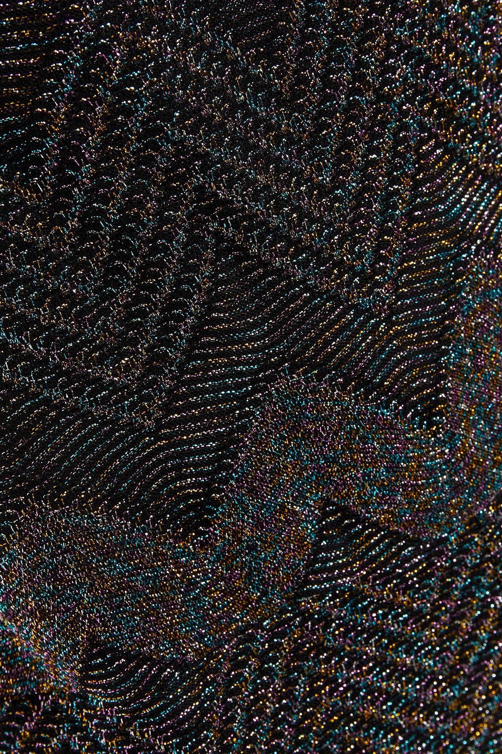 M MISSONI Metallic crochet-knit jumpsuit
